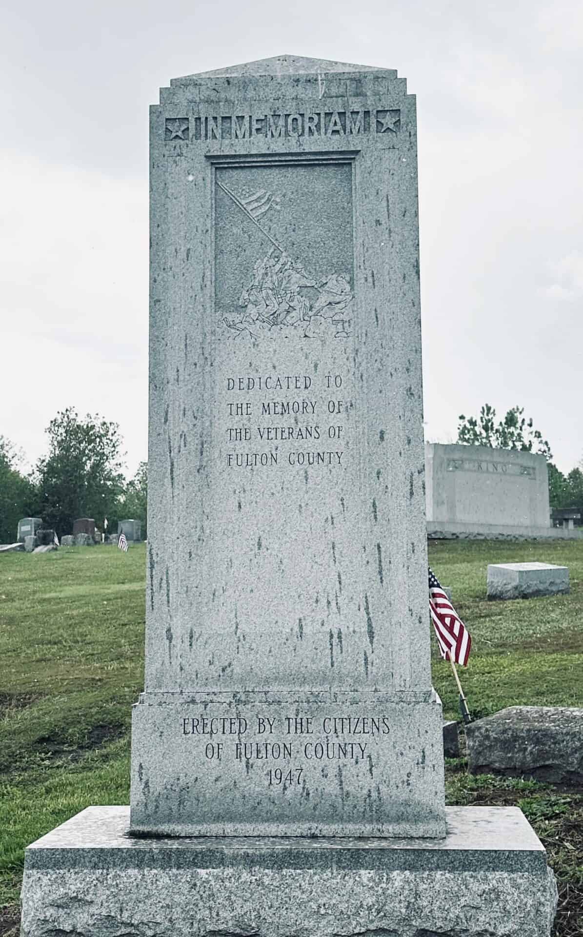 Photos from Ferndale Cemetery in Johnstown New York on a wet day before Memorial Day 2025