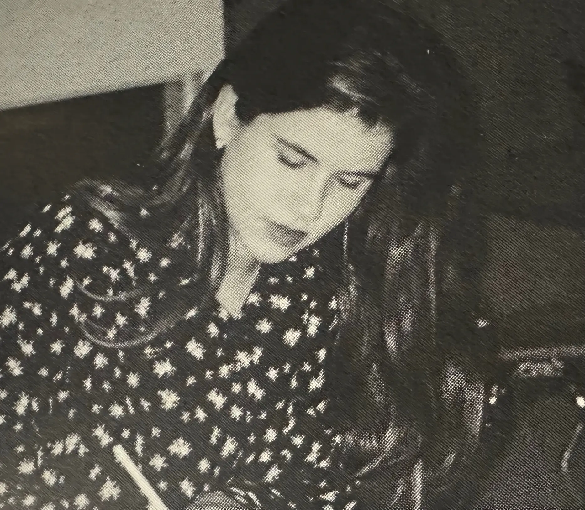 Our editor working on an article for the school paper, The Bugle, Johnstown High School circa 1994